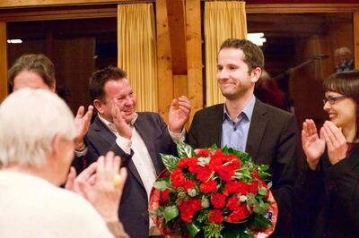 Leon Hahn, firsch gewählter Kandidat des Wahlkreises Bodensee